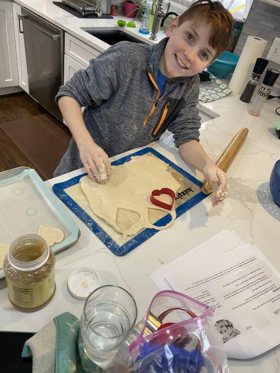 Eli ostroff making biscuits