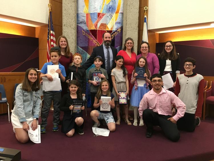 3rd Grade Siddur Party 2018